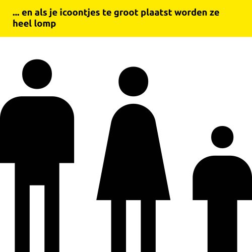 Tip-icoon versus illustratie mei 20225