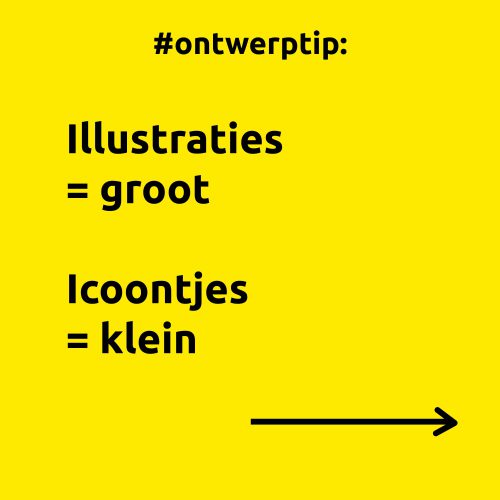 Tip-icoon versus illustratie mei 20227